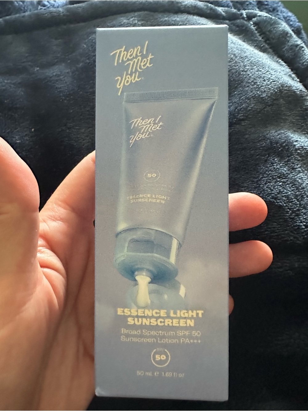 Then I met you sunscreen